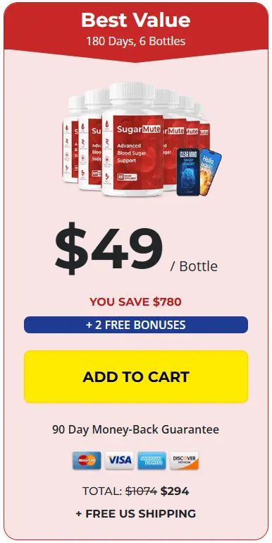 Buy SugarMute 6 Bottle